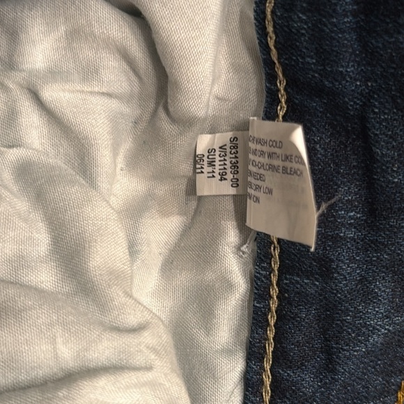 GAP Premium Boot Cut Mid Rise Jeans Timeless Classic Dark Wash Stretch Sz 4/27A - Picture 10 of 13